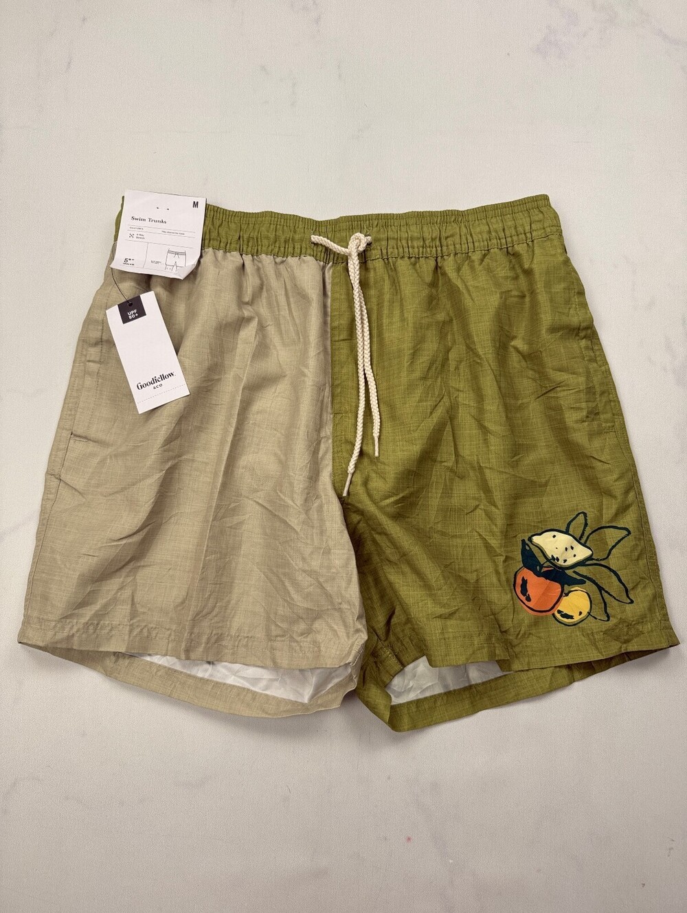 Goodfellow & Co Swim Trunks Swim Trunks Khaki Contemporary - Mens M